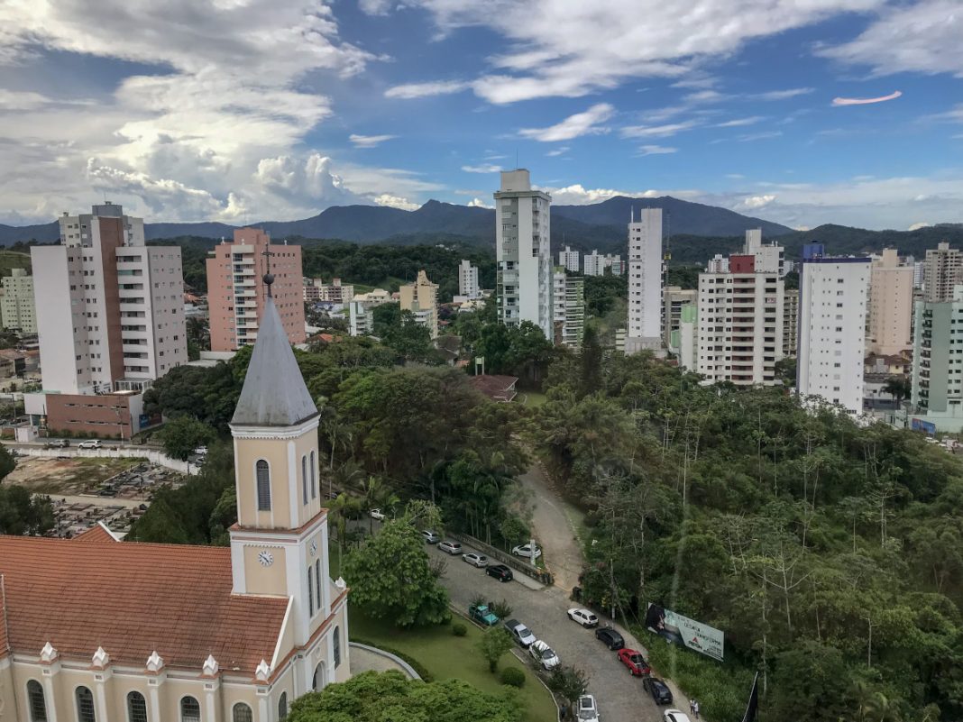 Vista de Brusque. Crédito André Groh