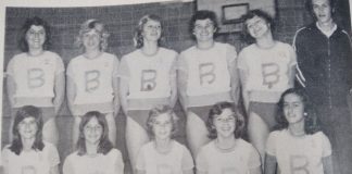 Time volei feminino de Brusque em 1976