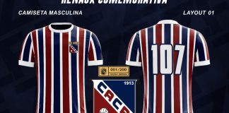 camisa comemorativa carlos renaux 2017 anos