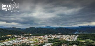 vista área de brusque nesta segunda-feira