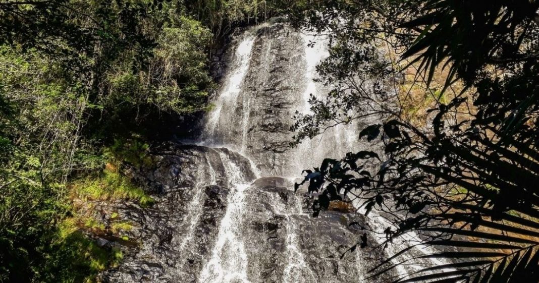 Cachoeira Arco-Íris, em Botuverá