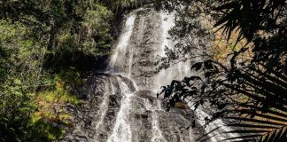 Cachoeira Arco-Íris, em Botuverá