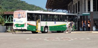 Apesar dos pontos de alagamentos, linhas de transporte coletivo seguem normais em Brusque