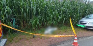 Idoso morre após colisão entre bicicleta e carro em Santa Catarina