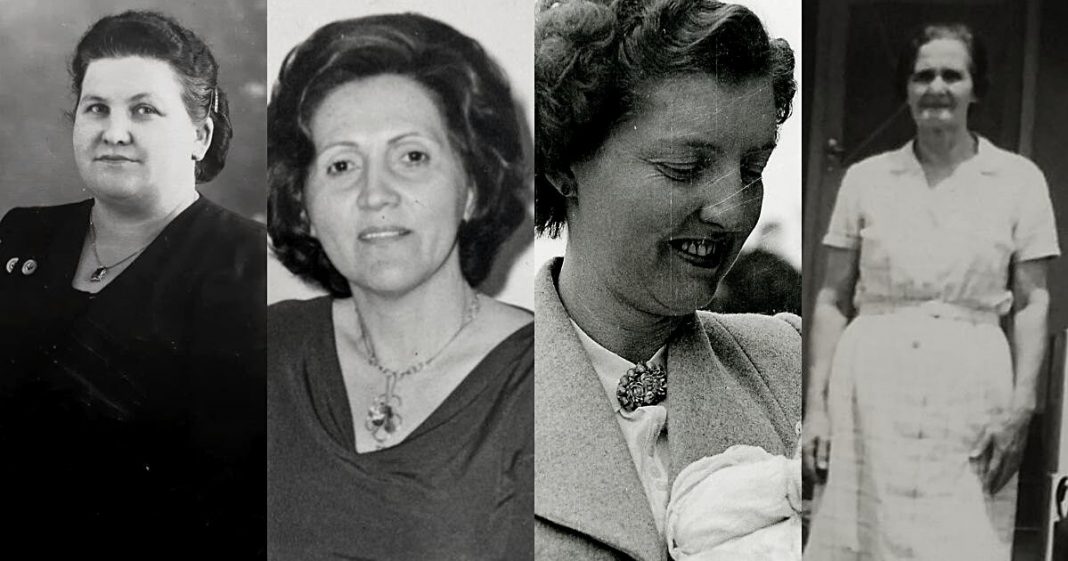 olga koehler, nayr gracher, eulália zendron e ana merico