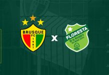 Brusque x Floresta tempo real minuto a minuto lance a lance ao vivo jogo Campeonato Brasileiro Série C