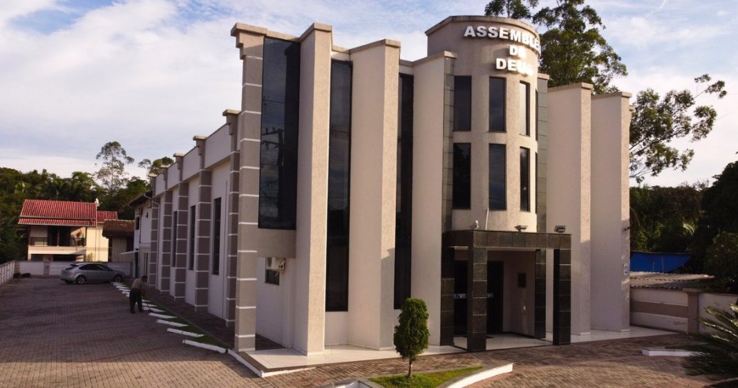 Igreja da Assembleia de Deus no bairro Imigrantes em Guabiruba