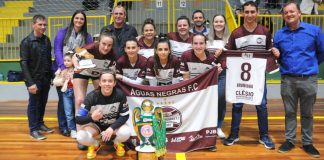 Águas Negras campeão futsal feminino Botuverá