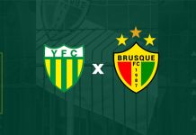 Ypiranga x Brusque Série C Campeonato Brasileiro tempo real ao vivo minuto a minuto lance a lance