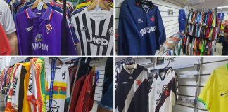 Camisas exposição futebol Brusque Gevaerd