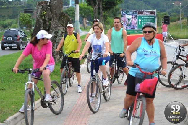 Bicicletada é uma das atividades realizadas no programa